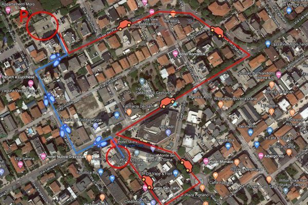 Hotel Stiefel - Google Maps - percorso auto e piedi
